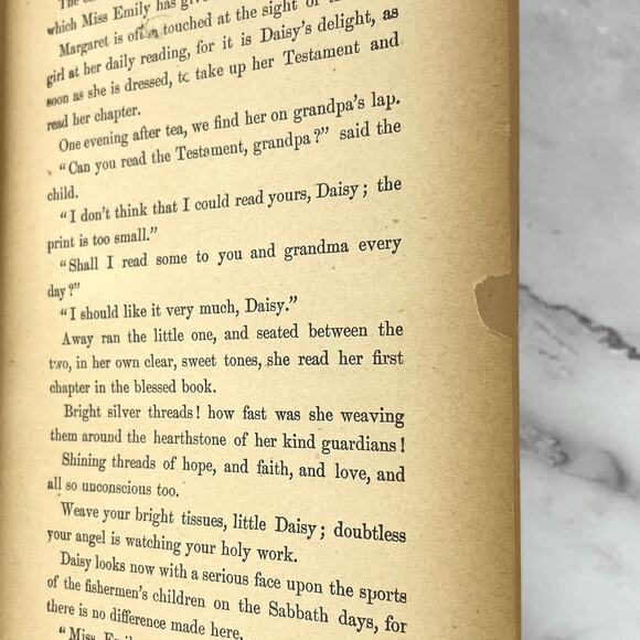 Antq Book Silver Threads by Harriet M'Keever 1868 Hurst & Company Christian Fict - Picture 13 of 16